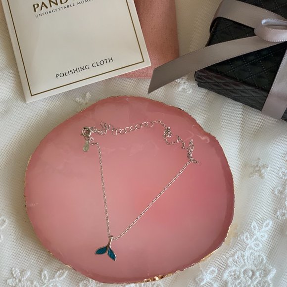 Crafted Hight-Quality 925 Sterling Silver Summer Beach Mermaid Tail Chain Anklet - Picture 5 of 10